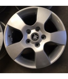 ALU KOLA BAZAR - SKODA OCTAVIA II 6,5X15 ET50 5X112 NB57.1 ORIG. 1Z0601025 DOBRÝ STAV!