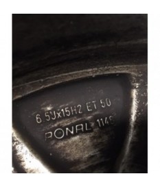 ALU KOLA BAZAR - SKODA OCTAVIA II 6,5X15 ET50 5X112 NB57.1 ORIG. 1Z0601025 DOBRÝ STAV!