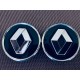 Středové pokličky kol/kryty nábojů kol orig. Renault 40315 6507R Noir cca 57 mm použité zánovní