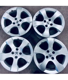 ALU KOLA BAZAR - Peugeot 3008 I /5008 I - 7,5x17 ET29 4x108 NB65,1 orig. 9673738677 9684883880 SAVARA senzory DOBRÝ STAV