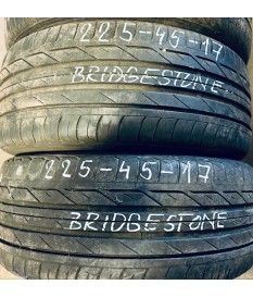 LETNÍ PNEU BAZAR 225/45 R17 91 V Bridgestone Turanza T001 FR - profil 5/6/6/6 mm 65-75% DOT0415