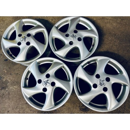 Originální alu kola Peugeot Citroën sada 4ks 6x15 ET28 4x108 OEM 9687520480