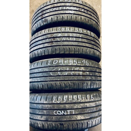 LETNÍ PNEU BAZAR 205/55 R16 91 V CONTINENTAL EcoContact 5 - profil 5/5,5/6/6 mm 65-75% DOT0118