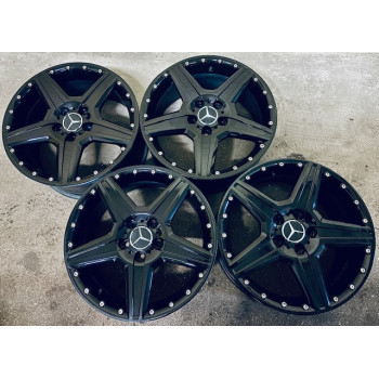 ALU KOLA RH MERCEDES SEAT 8X18 ET45 5X112 NB72.6 KROUŽKY NA 66.6 NEREZOVÉ ŠROUBY