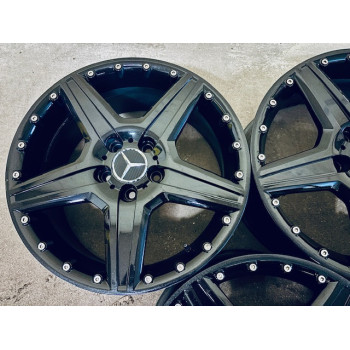 ALU KOLA RH MERCEDES SEAT 8X18 ET45 5X112 NB72.6 KROUŽKY NA 66.6 NEREZOVÉ ŠROUBY