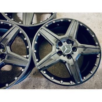 ALU KOLA RH MERCEDES SEAT 8X18 ET45 5X112 NB72.6 KROUŽKY NA 66.6 NEREZOVÉ ŠROUBY