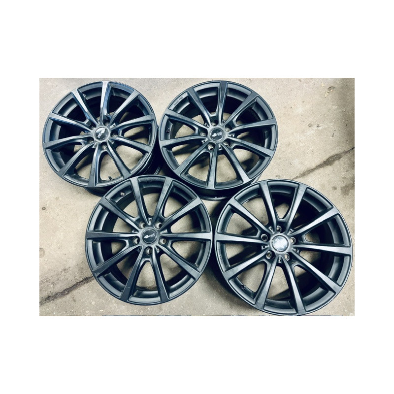 ALU KOLA BAZAR - Brock B32 schwarz-matt 7,5X18 ET45 5X1112 NB66,6 ( 57,1 ) KBA 49991