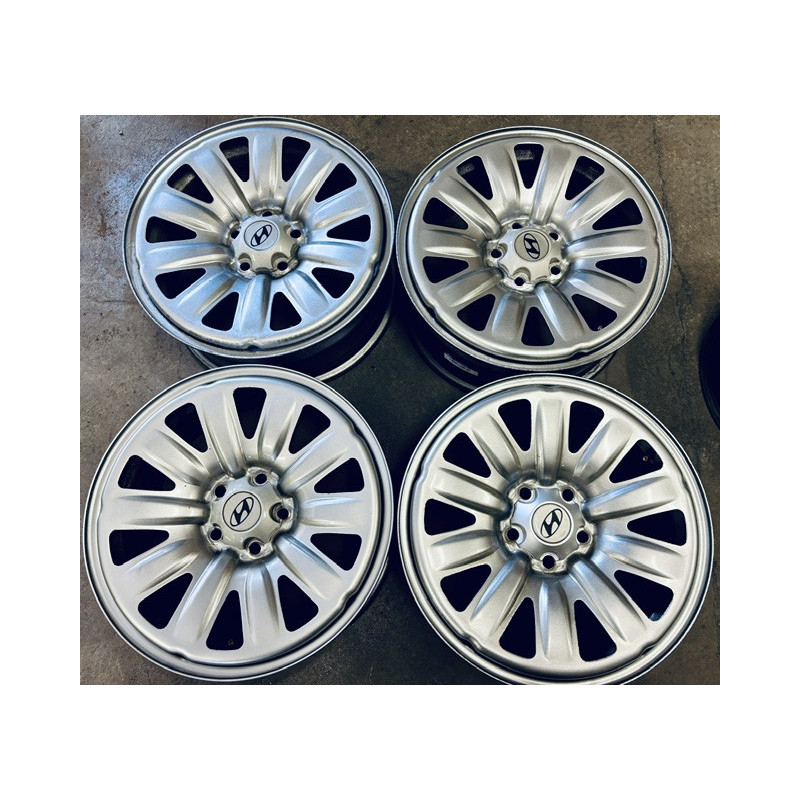 PLECHOVÉ HYBRIDNÍ DISKY BAZAR - HYUNDAI/KIA 7X17 ET51 5X1114,3 NB67 VELMI DOBRÝ STAV !!!