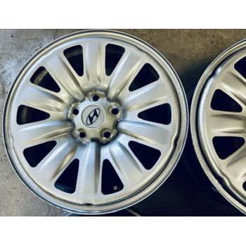 PLECHOVÉ HYBRIDNÍ DISKY BAZAR - HYUNDAI/KIA 7X17 ET51 5X1114,3 NB67 VELMI DOBRÝ STAV !!!