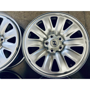 PLECHOVÉ HYBRIDNÍ DISKY BAZAR - HYUNDAI/KIA 7X17 ET51 5X1114,3 NB67 VELMI DOBRÝ STAV !!!