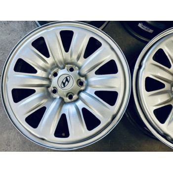 PLECHOVÉ HYBRIDNÍ DISKY BAZAR - HYUNDAI/KIA 7X17 ET51 5X1114,3 NB67 VELMI DOBRÝ STAV !!!