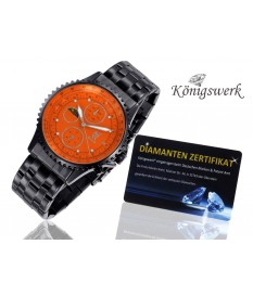 Pánské německé luxusní hodinky Königswerk Argos s 8 diamanty GUN...