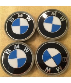 Středové pokličky kol - Original BMW kryty nábojů kol POUŽITÉ ZÁNOVNÍ